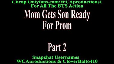 Mom Gets Son Ready For Prom Part 2