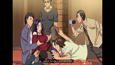 HENTAI - NEWLY MARRIED WIFE PAYS OFF HER DEBTS BY GETTING GANGBANGED